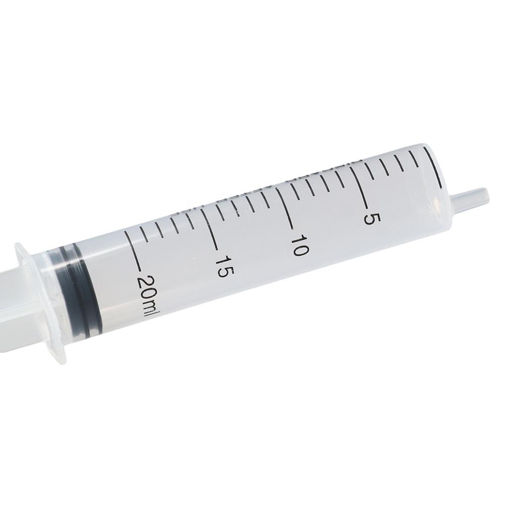 1/10pcs 20ml Plastic Syringe Syringes Reusable Pump Measuring Feeding Ink Big Syringe Hydroponics Nutrient Pet Feeder