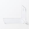 Muji Акриловый настенный дисплей L-образной формы Ш7 Г7 В5 см NDG26A3A