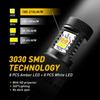2x AUXITO 3157 LED Switchback Bulbs White Amber Turn Signal Light 16K EXV