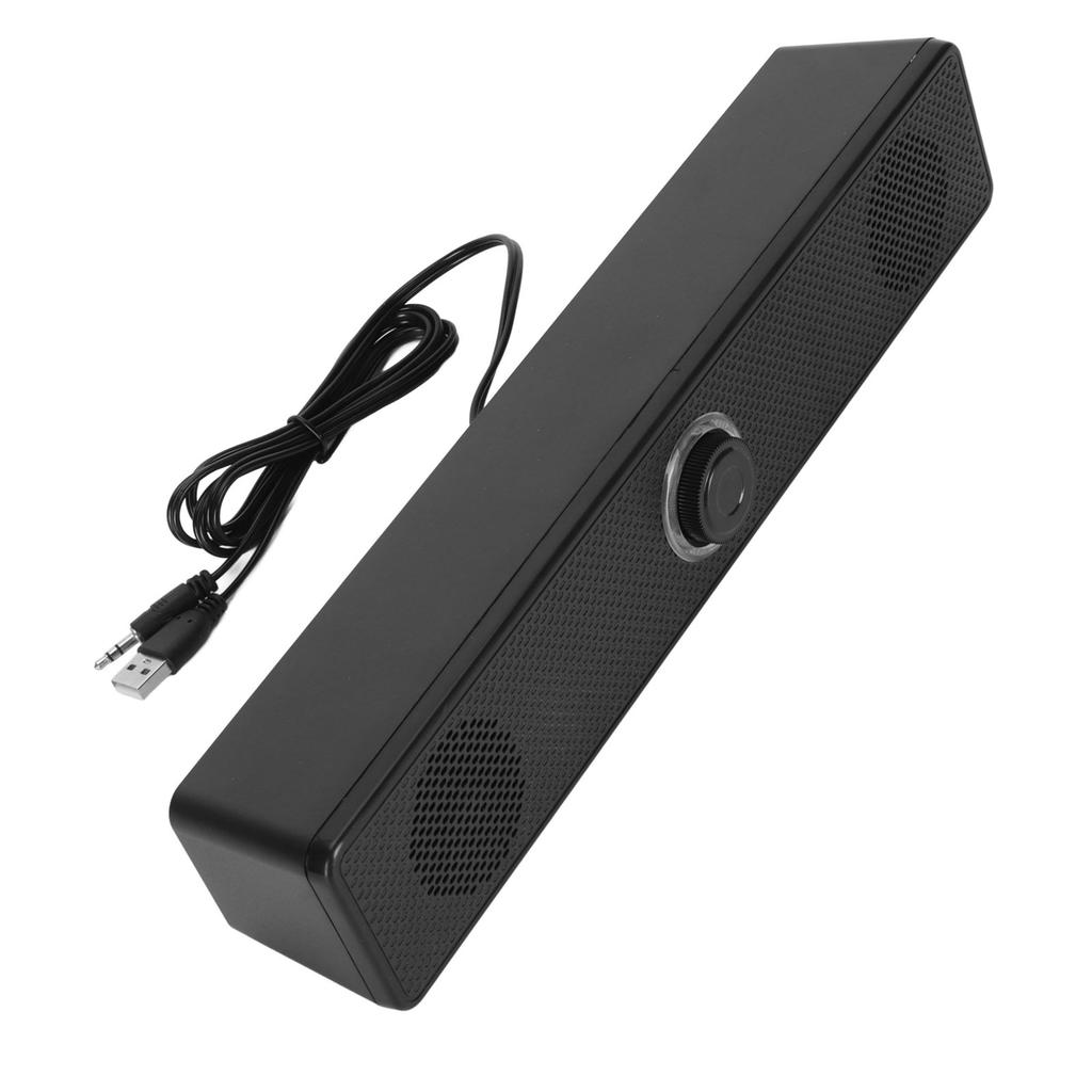 Компьютерные колонки проводные USB настольная звуковая панель Hi-Fi чистый звук регулятор громкости мини-динамик для ПК ноутбука планшета для PS5