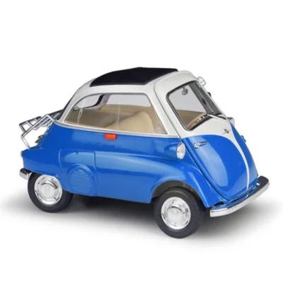 Welly 1/18 BMW Egg Isetta Сплав Мини-Автомодель Литьевой Металл Классические Транспортные Средства Модель Автомобиля Симуляция Коллекция Детская Игрушка Подарок
