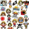 Black Fox Cartoon Animation Character Embroidery Cloth Sticker Japanese One Piece Patch Computer Embroidery Sticker