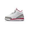 Кроссовки Air 3 Retro TD Cardinal Red Baby White Light-Curry Cement-Grey 832033-126