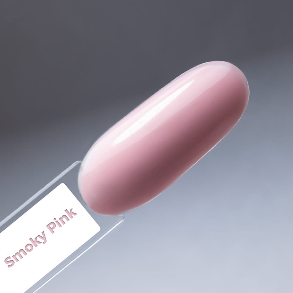 Baza Kauczukowa Z Włóknami Do Manicure I Pedicure 2W1 Fiber Rubber Base Mollylac Smoky Pink Hema/Di-Hema Free 10G