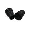 2pcs Anti-Skid Walking Stick Tip Protector Black Trekking Pole Bottom Cover  Hiking
