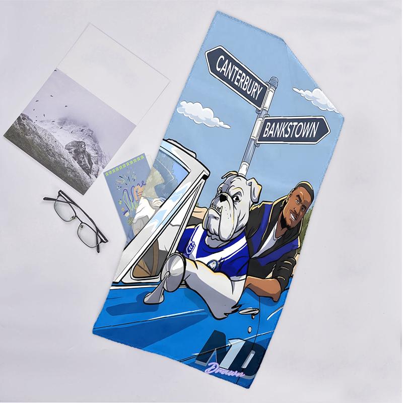 Western Bulldogs Fashion Beach Towel: Ideal for Summer Adventures Soft, absorbent and quick drying suitable for swimming and bathing