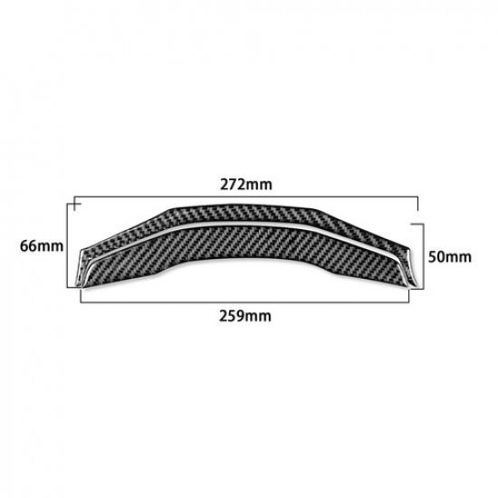 Carbon Fiber Steering Wheel Lower Trim for Porsche 718 Boxster 2017-2025