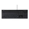 BUFFALO USB Connection Wired Washable Keyboard Fully Washable Model Black BSKBU12BK [Windows/PS4/PS3 Compatible]
