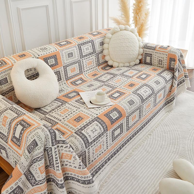 Чехол для дивана в этническом стиле на все времена года, высококачественное одеяло для дивана, полотенце для дивана с полным покрытием, универсальный чехол для дивана, подушка