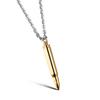 Personalized Hip Hop Bullet Stainless Steel Pendant, Domineering Titanium Steel Men's Necklace