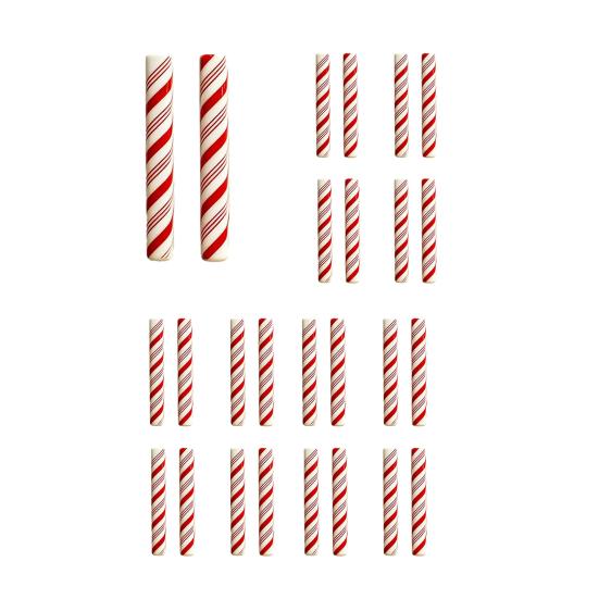 2/8/16 шт. Декоративные накладки для фурнитуры Рождественские мятные накладки на ручки шкафов Красные эластичные накладки на ручки