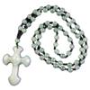 Classic Religious Style Fashion Pendant Amulet Jewelry Pendant Beaded Necklace New Cross  Christian