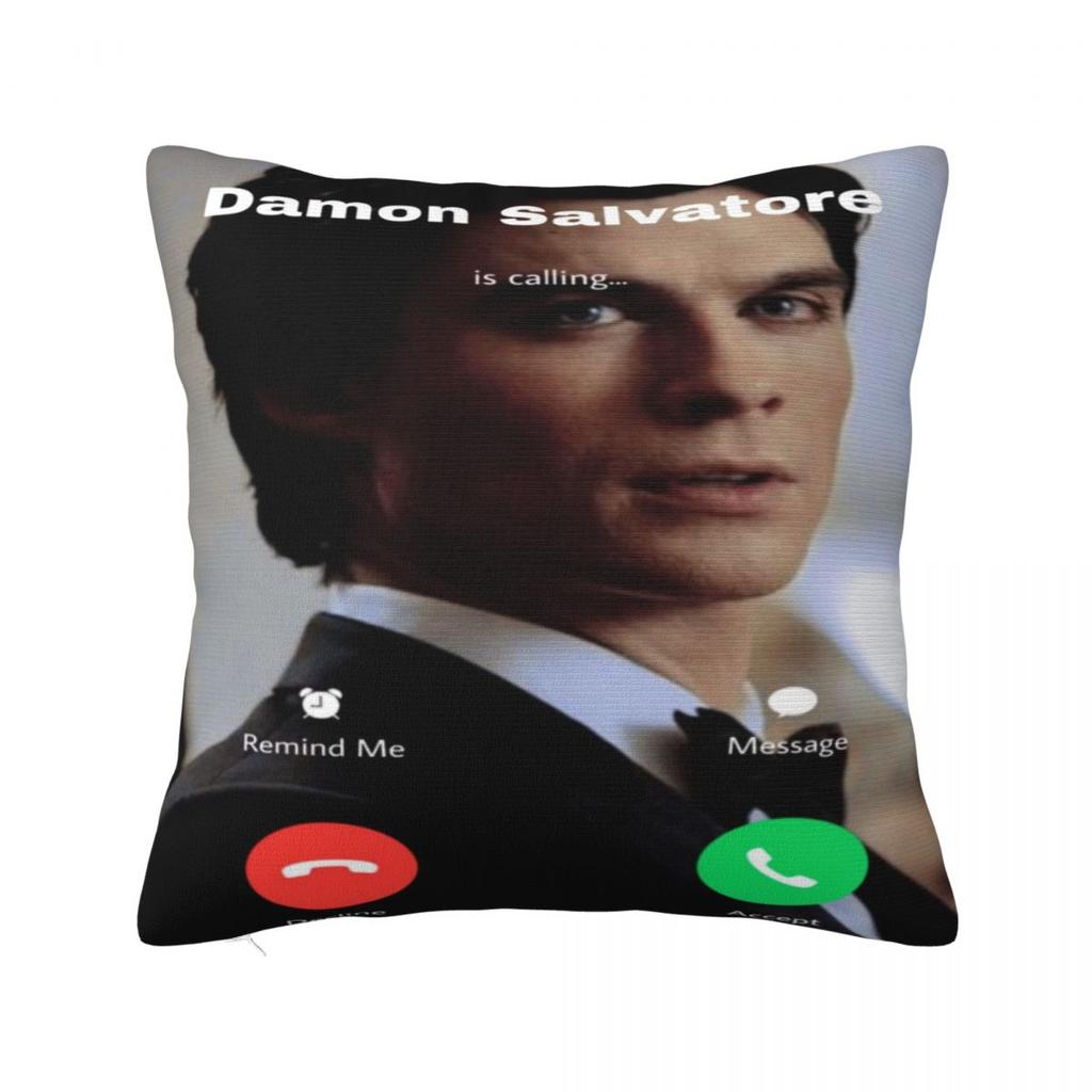 Наволочка Damon Salvatore Мерч Печать Чехол для Подушки Наволочки Домашний Декор Квадратный Разные Размеры