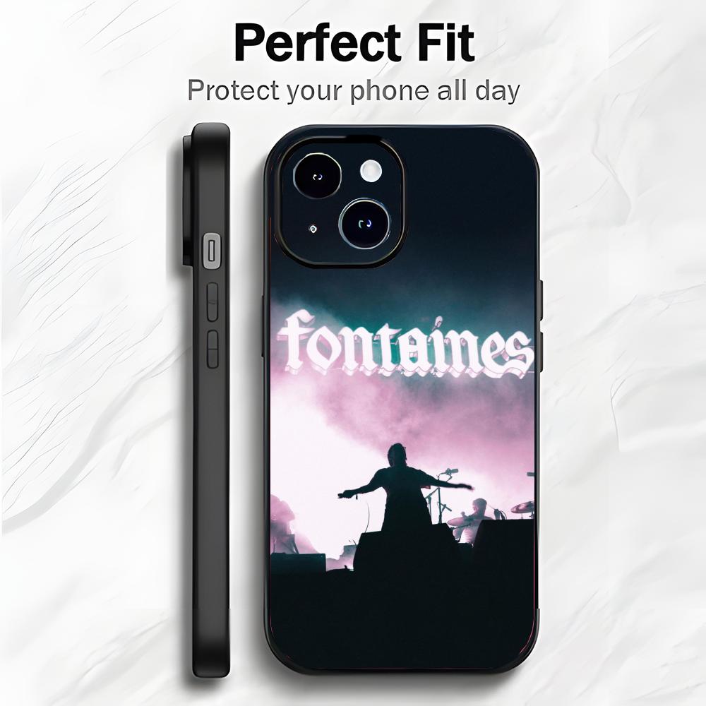 B-Band F-Fontaines D.C. Romances Чехол для телефона Чехол для телефона Мягкая упаковка Легкий Для iPhone17 16 15 14 13ProMax