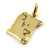 [N3255] - Gold Plated 'Je T'aime' Pendant