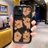 Мультяшный Милый Чехол для Телефона с Рисунком Капибары Для iPhone 17 16 15 14 13 12 11 Pro Max X XS XR 17 Air 16 E Мягкий Силиконовый Чехол из ТПУ