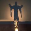 Funny Shadow Stand Metallic Candle Holder Halloween Decoration Desktop Ornaments Scary Tea Light Candle Stands Party Decor