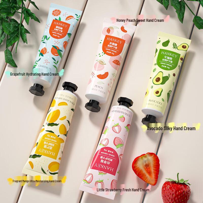 Hanji Flower & Fruit Hand Cream Set (20 Tubes)