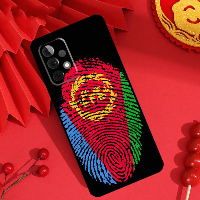 Чехол с флагом Эритреи для Samsung Galaxy M55 M35 M15 M11 M12 M13 M14 M06 M16 M36 M56 M31 M53 M32 M52 M34 M54