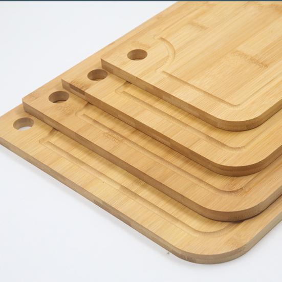 Bamboo Cutting Boards for Kitchen Double-Sided Chopping Board Large Multi-Functional Fruit Cutting Board for Meat Vegetables Charcuterie Board