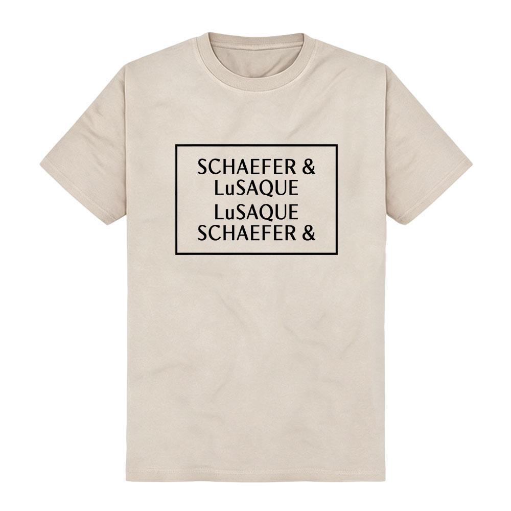 Hacks Tshirt Schaefer Lusaque Design Graphic Print Tshirts Short Sleeve Cotton Summer Female Tees Unisex Streetwear Loose Top