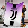 1pc Juventus Theme Blanket - Digital Print, Polyester, Cozy for All Seasons, Perfect for Outdoor, and Travel