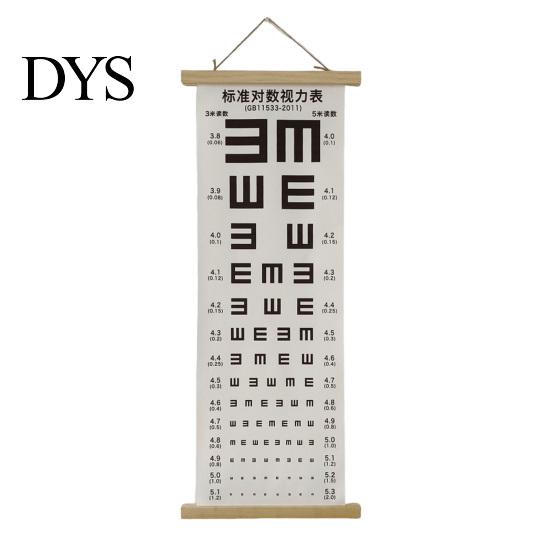 Eye Chart Multipurpose Waterproof Standardized Clear Printing Accurate Reading Vision Exam Test Thicken Adults Kids Wall Visual Acuity Canvas Painting