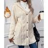 Autumn and Winter Warm Plush Hooded Jackets Women Tops Fashion Long Sleeve Elegant Loose Velvet Coats Women Casual Hoodies Plus Size Jacket Coat 25003