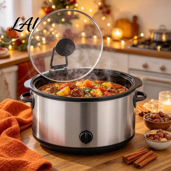 Countertop Spill Protector Slow Cooker Lid Holder Hands-Free Heat Resistant Cooking Kitchen Storage Solutions Stand Universal Space Saving