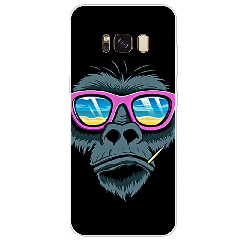 Чехол для Samsung Galaxy S8 Plus, силиконовый чехол, милый мягкий чехол из ТПУ для Samsung Galaxy S8 S 8 Plus, чехол-бампер для телефона S8Plus Coque