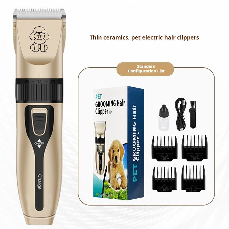 Multi-purpose hair clipper pet shaver dog electric clippers cat hair not card pet store special teddy pusher hair pusher