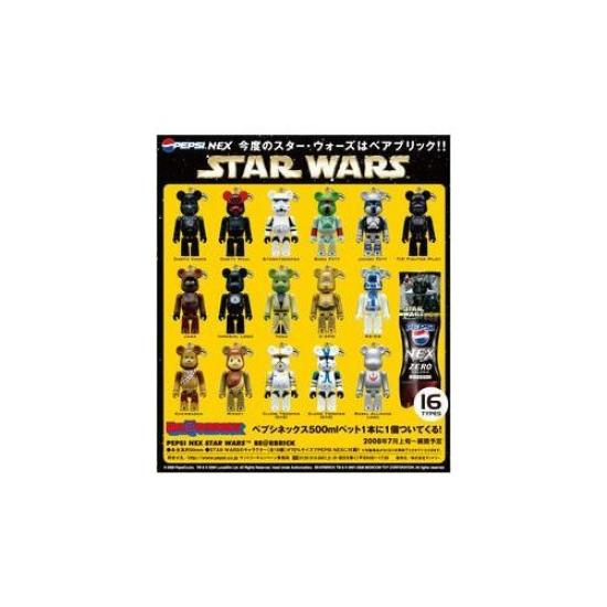 PEPSI NEX STAR WARS набор из 16 видов Pepsi Star Wars Bearbrick BE@RBRICK