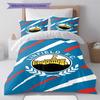 Linfield fc Pattern Bedding Set Quilt Cover Pillowcase Home Decor Gift (1 * duvet cover + 2 * pillowcase, without core)
