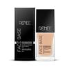 RENEE Face Base Liquid Foundation - Mocha, 23ml | Enriched with Hyaluronic Acid & Vitamin E, Provides SPF 8 Protection