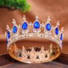 Европейская барочная свадебная корона: Круглый головной убор для свадеб и дней рождения, ретро-аксессуары для волос