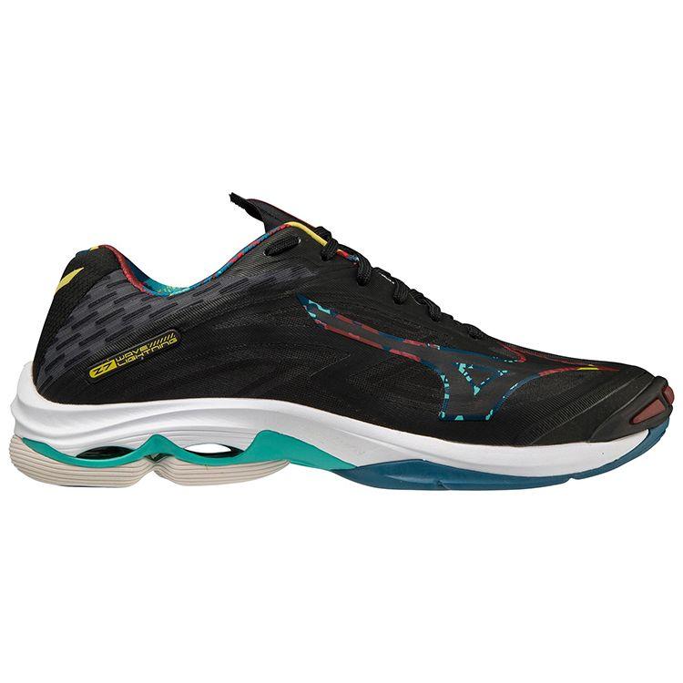Mizuno Волейбольные кроссовки с низким верхом Wave Lightning Z7 Унисекс Обувь Черный Красный Зеленый V1GA220049