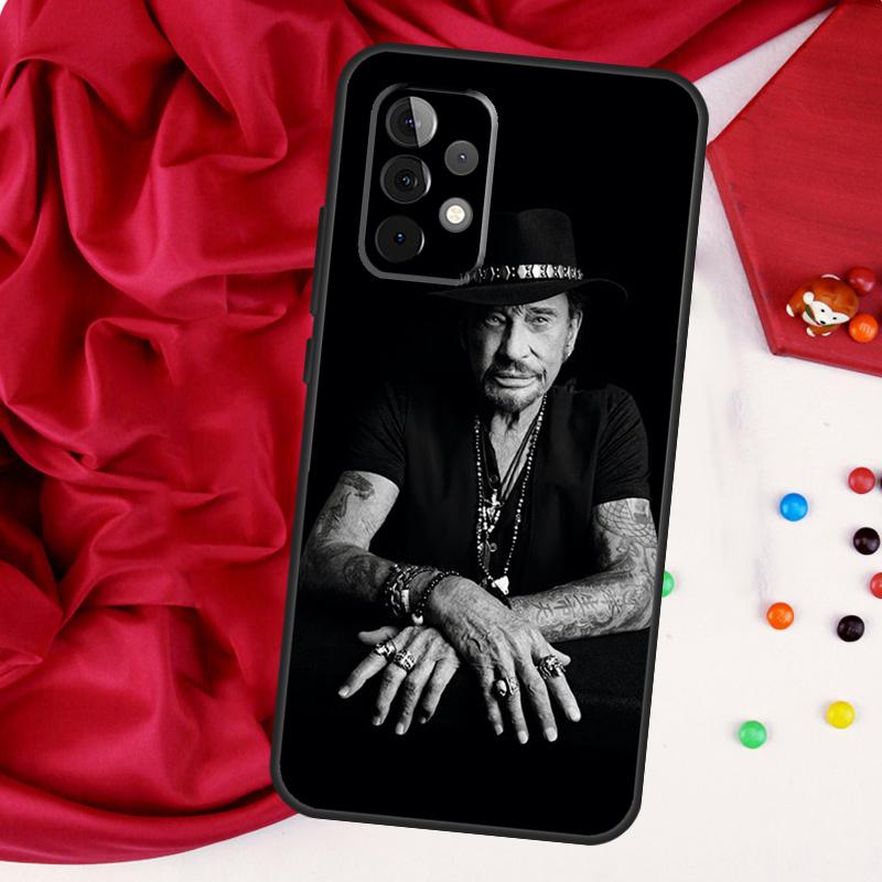 Музыкальный чехол Johnny Hallyday для Samsung Galaxy A54 A34 A14 A51 A71 A12 A22 A32 A52 A13 A23 A33 A53 A73 Чехол
