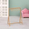 1/12 Dollhouse Clothes Rack Garment Organizer Hangers Set Dollhouse Mini Furniture Decoration Dolls House Accessories