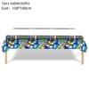 Cartoon Monster University Party Tablecloth Kids Boys Birthday Party Decor Disposable Tableware TableCover Supplies