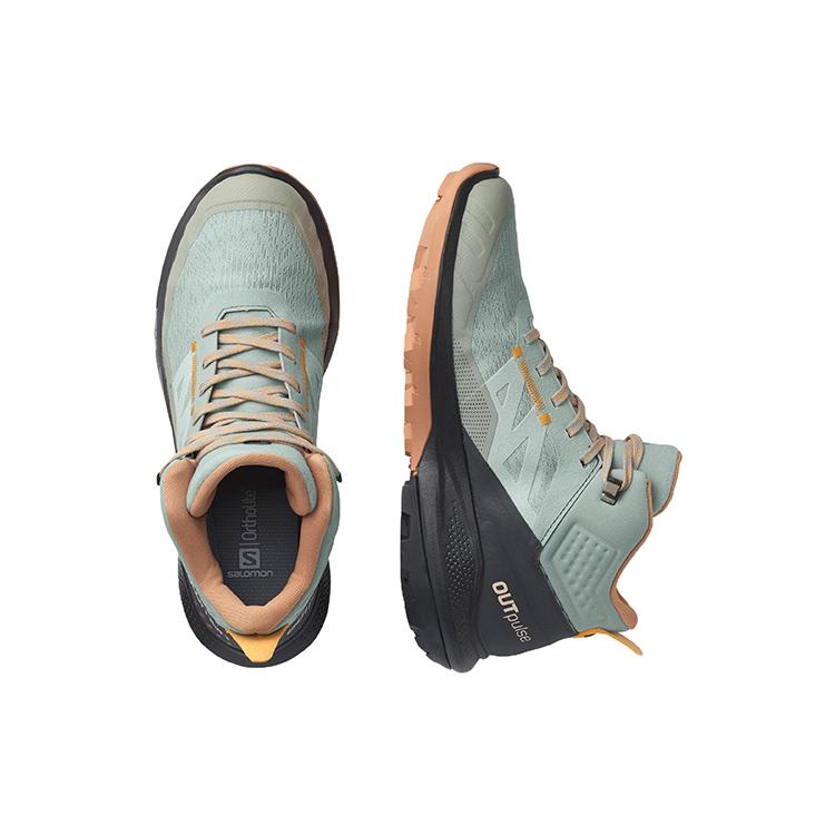 SALOMON Women's Outpulse Mid GORE-TEX 'Wrought Iron Ebony' 415938