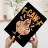 Funny Chicken Cartoon FCAWF Tinplate Poster Custom Wall Art Vintage Metal Signs Retro Tin Plaque for Bedroom Decorations House