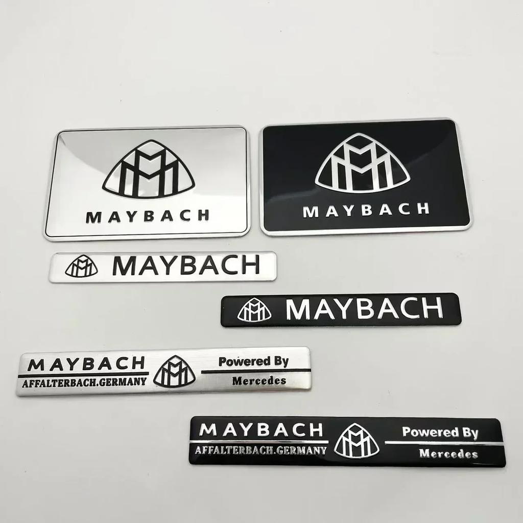 3D Aluminum Car Body Trunk Stickers For Mercedes Benz Brabus Maybach W212 W205 AMG ML W166 W176 W177 W213 W246 GLB GLC GLA GLS bfu1
