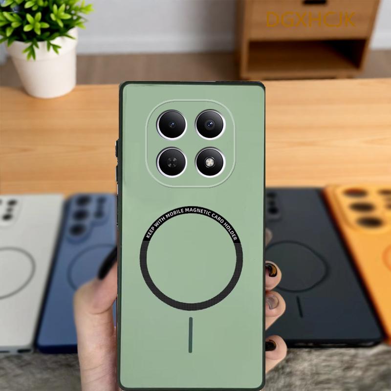 Чехол для Redmi Note 14 Pro Чехол для телефона Redmi Note14 Pro 4G Чехол Note 14 Pro + Ударопрочный Цветной Магнитный Жесткий Силиконовый задний чехол