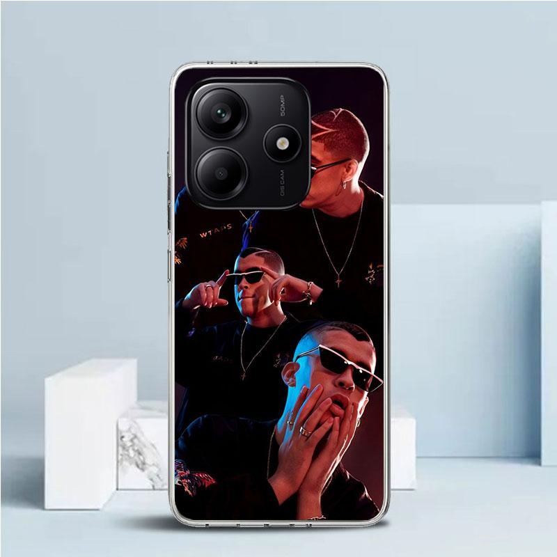 Bad Bunny X100pre Soft Cover for Xiaomi Redmi Note 15 14 13 12 Pro Plus Phone Case 14S 11S 11T 11E 10S 10 4G Pattern Shell Redmi