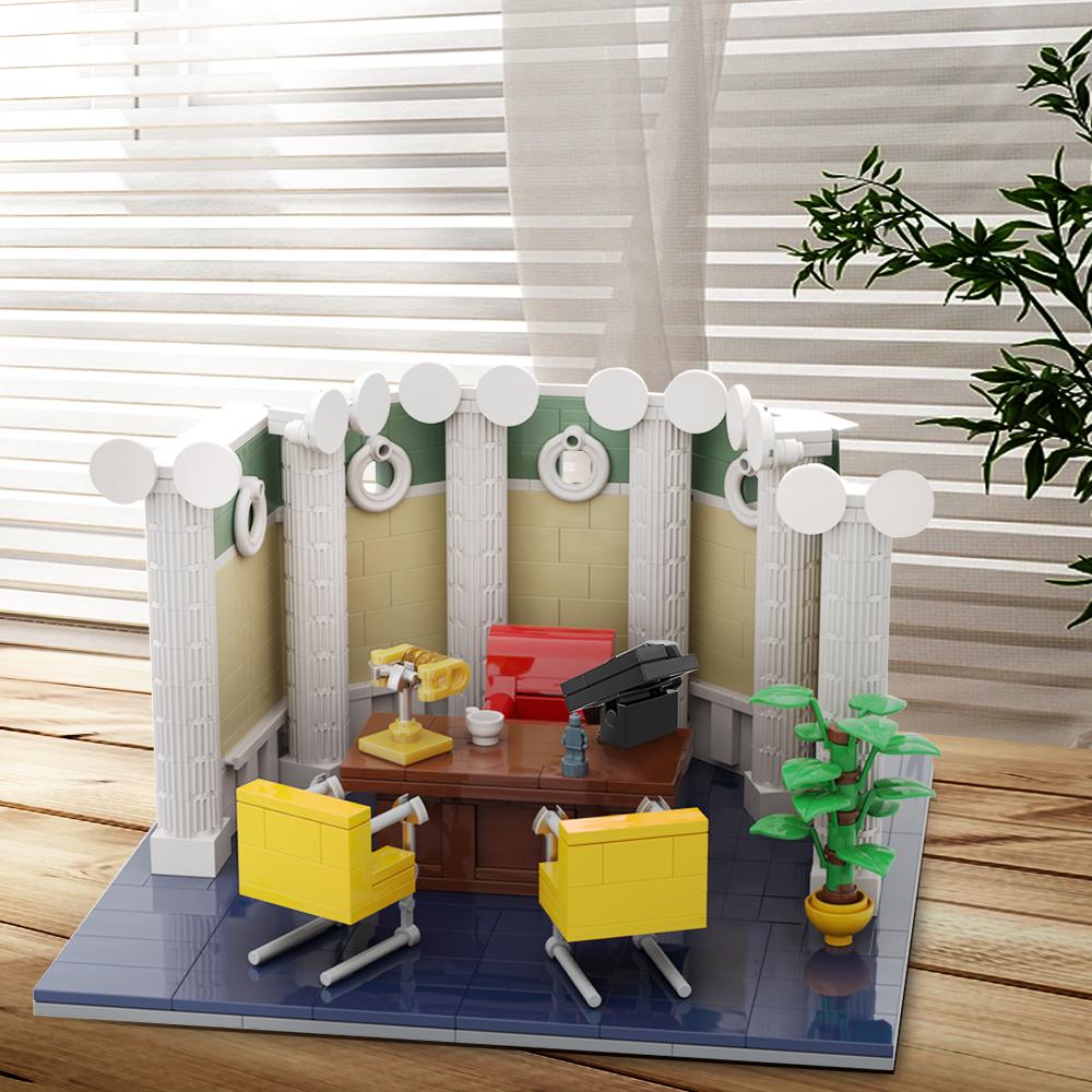 Gobricks MOC ТВ-сериал Лучше звоните Солу Офис Гудмана Во все тяжкие Уолтер Уайт Пинкман Строительный блок Кирпичики Игрушка Подарок ребенку