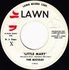 7-дюймовая пластинка MISSILES Little Mary L213PROMO Lawn 1963 США Рок Б/у