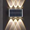 IP65 Waterproof 4/6/8 LED Solar Light Up and Down Fence Solar Lamp Modern Solar Wall Lamp  Porch