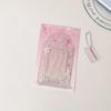 Cartoon Transparent Photo Card Holder PVC Transparent Photo Booth Strip Glitter Finish Photo Display Star Design Sleeves Girls
