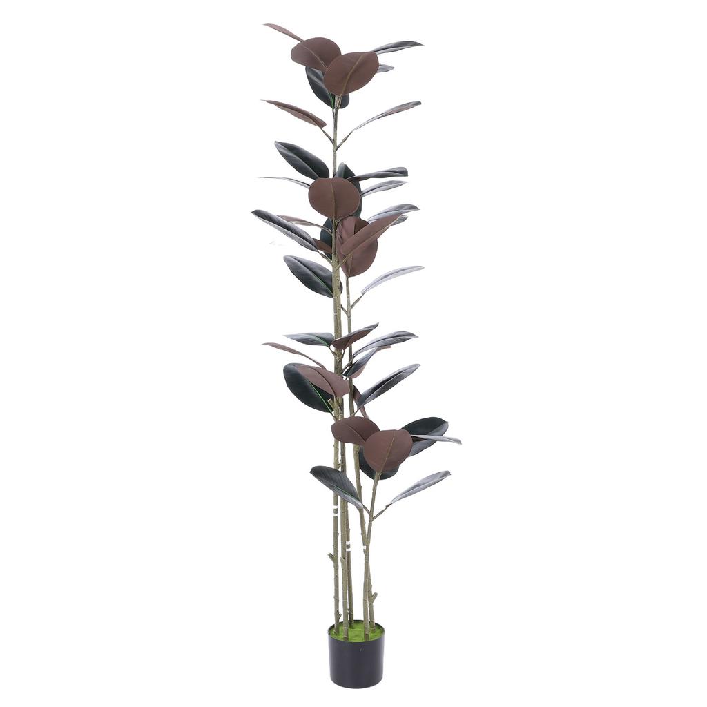 Artificial Plant Tree Lifelike Potted Faux Floor Plant for Home Office Living Room Indoor Decor 1.8m 5.9ft