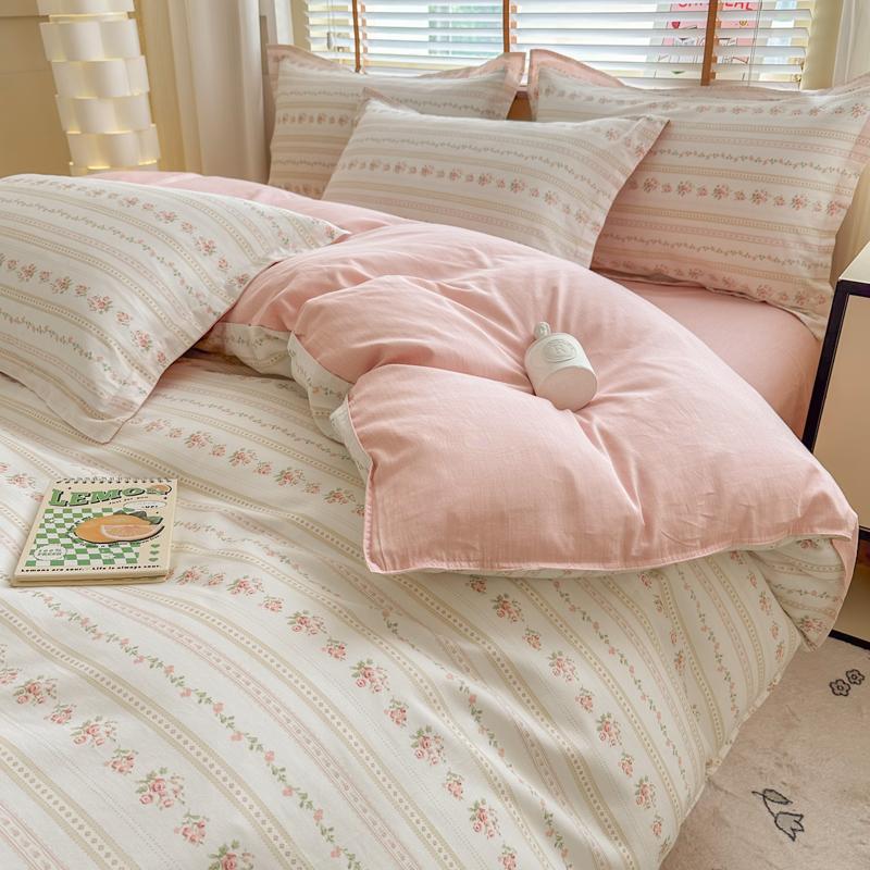 Pure Cotton 4-Piece Bedding Set